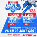 Académie Québec - Complexe les 3 Glaces - 24 au 28 août